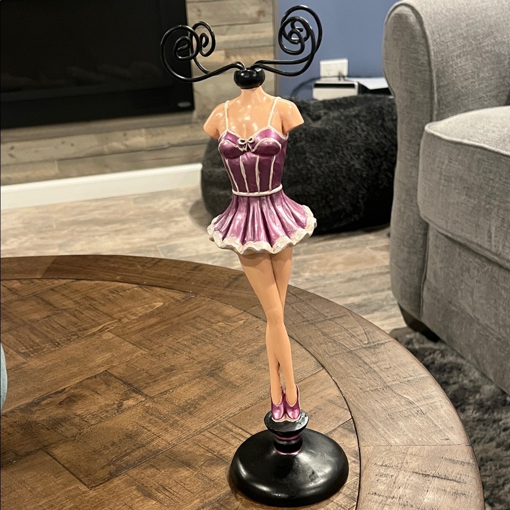 Elegant Purple Jewelry Holder